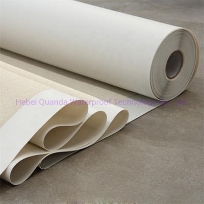 Non-Asphalt Underground Basement Constructions Pre-Applied High Polymer EVA HDPE Self-Adhesive Waterproof Membrane